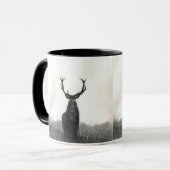 Tasse de café de contraste d'animaux sauvages (Devant gauche)
