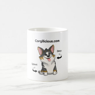 Tasse de café de corgi