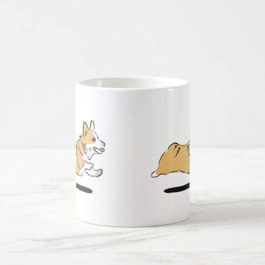Tasse de café de corgi (Centre)
