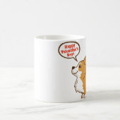 Tasse de café de corgi de "heureuse (Centre)