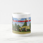 Tasse de café de cour de corail de l'itinéraire 66 (Centre)