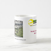 Tasse de café de course de roche et de café de (Centre)