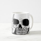 Tasse de café de crâne (Devant droit)