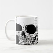 Tasse de café de crâne (Gauche)