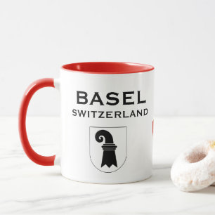 Tasse de café de crête de Bâle Suisse