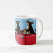 Tasse de café de croisière de chiens (Devant droit)