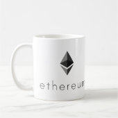 Tasse de café de Cryptocurrency de symbole de logo (Gauche)