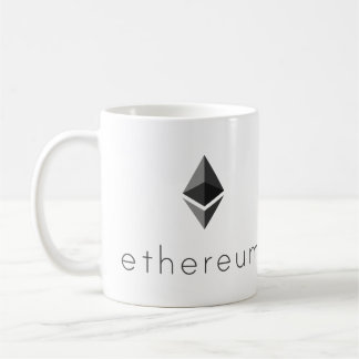 Tasse de café de Cryptocurrency de symbole de logo
