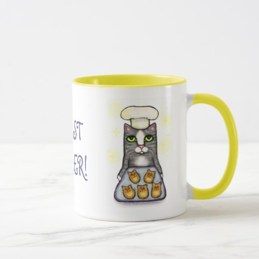 Tasse de café de cuisson de chat de chef (Droite)