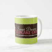 Tasse de café de Customizable Cupcake Company (Devant droit)