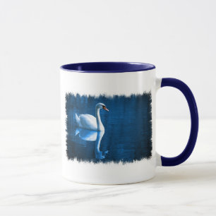 Tasse de café de cygne muet