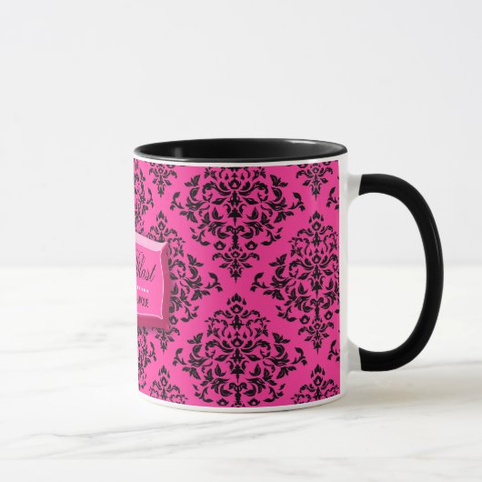 tasse de café de damassé de roses indien du (Droite)