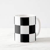 Tasse de café de damier (Devant droit)