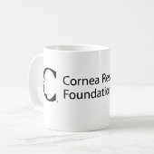 Tasse de café de défenseur de recherches de vision (Devant gauche)