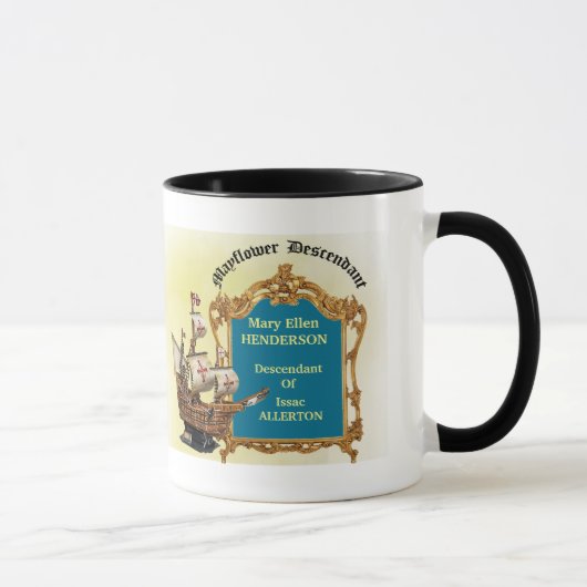 Tasse de café de descendant de fleur printanière (Droite)