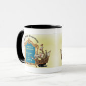 Tasse de café de descendant de fleur printanière (Devant gauche)