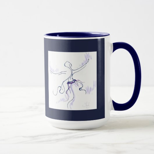 Tasse de café de deux danseurs (Droite)