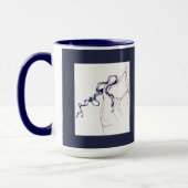 Tasse de café de deux danseurs (Gauche)