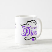 Tasse de café de diva d'assurance (Devant droit)