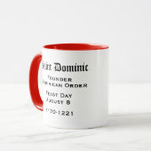 Tasse de café de Dominic* de saint (Devant gauche)