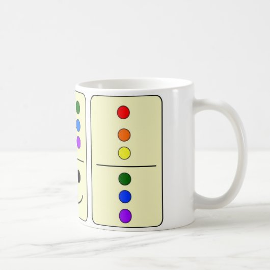 Tasse de café de dominos (Droite)