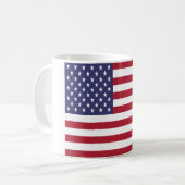 Tasse de café de drapeau américain (Devant gauche)