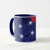 Tasse de café de drapeau américain (Devant gauche)