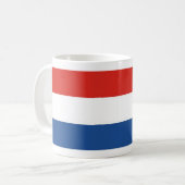 Tasse de café de drapeau de la Hollande (Devant gauche)
