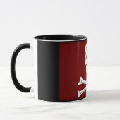 Tasse de café de drapeau de pirate de jolly roger (Gauche)