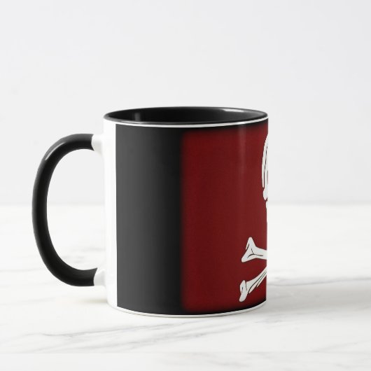 Tasse de café de drapeau de pirate de jolly roger (Gauche)