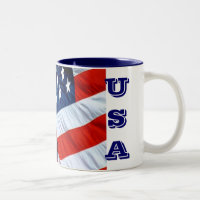 Tasse de café de drapeau des Etats-Unis