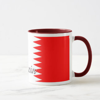 Tasse de café de drapeau du Bahrain