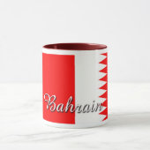 Tasse de café de drapeau du Bahrain (Centre)