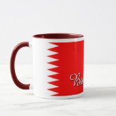 Tasse de café de drapeau du Bahrain (Gauche)