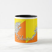 Tasse de café de drapeau du Bhutan (Centre)