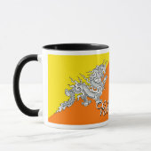 Tasse de café de drapeau du Bhutan (Gauche)