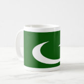 Tasse de café de drapeau du Pakistan (Devant gauche)
