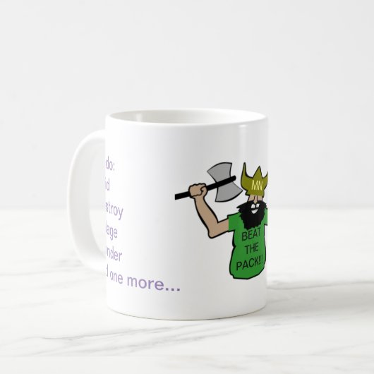 Tasse de café de fan de Vikings (Devant gauche)