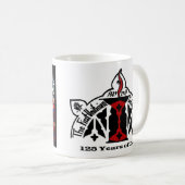 Tasse de café de fenêtre rose (Devant droit)