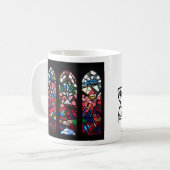 Tasse de café de fenêtre rose (Devant gauche)