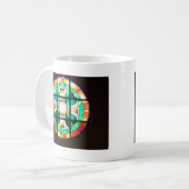 Tasse de café de fenêtre rose (Devant gauche)