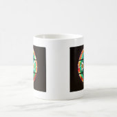 Tasse de café de fenêtre rose (Centre)