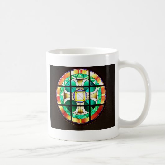 Tasse de café de fenêtre rose (Droite)