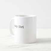 Tasse de café de fille du Jersey (Devant gauche)
