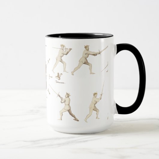 Tasse de café de Fiore dei Liberi (Droite)
