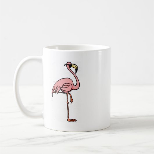 tasse de café de flamant d'amusement (Gauche)