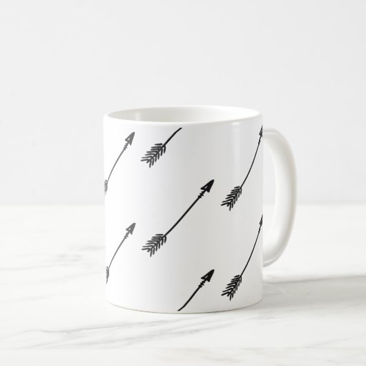Tasse de café de flèche (Devant droit)
