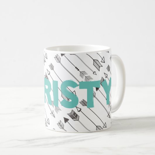 tasse de café de flèche (Devant droit)