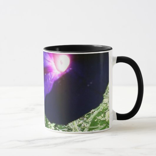 Tasse de café de fleur de gloire de matin (Droite)