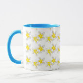 Tasse de café de fleur de Plumeria d'Hawaï de baie (Gauche)